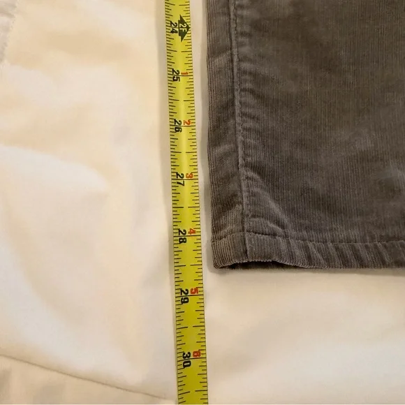 LOFT Women's Corduroy Straight Leg Jeans - Gray - Picture 9 of 9